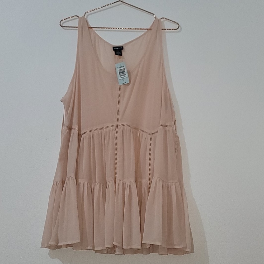 Pink Sheer Top